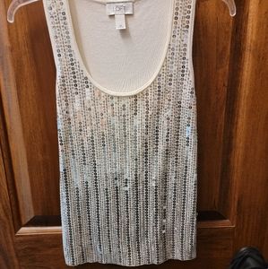 Loft sequined tank
